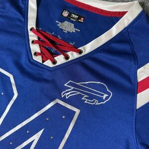 Buffalo Bills NFL Team Apparel Williams 94 Jersey Womens L/G Lace Up